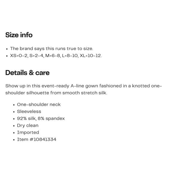 Cult Gaia Kamilla  Yellow One Shoulder Side Slit Silk Gown Maxi Dress Size Large - Picture 10 of 11